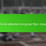 Att förstå etiketten kring bat flips i baseball
