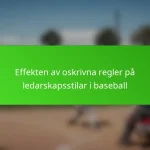 Effekten av oskrivna regler på ledarskapsstilar i baseball