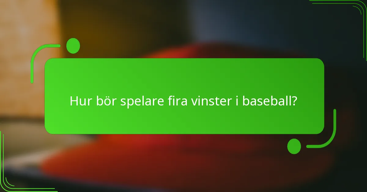 Hur bör spelare fira vinster i baseball?